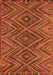 Oriental Orange Traditional Rug, con820org