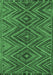 Machine Washable Oriental Emerald Green Traditional Area Rugs, wshcon820emgrn