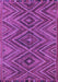 Machine Washable Oriental Purple Traditional Area Rugs, wshcon820pur