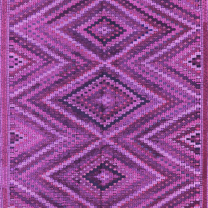 Machine Washable Oriental Purple Traditional Area Rugs, wshcon820pur