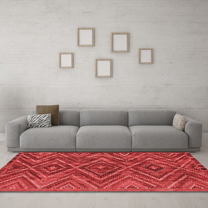 Traditional Red Washable Rugs