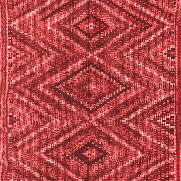 Machine Washable Oriental Red Traditional Rug, wshcon820red