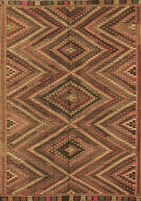 Oriental Brown Traditional Rug, con820brn