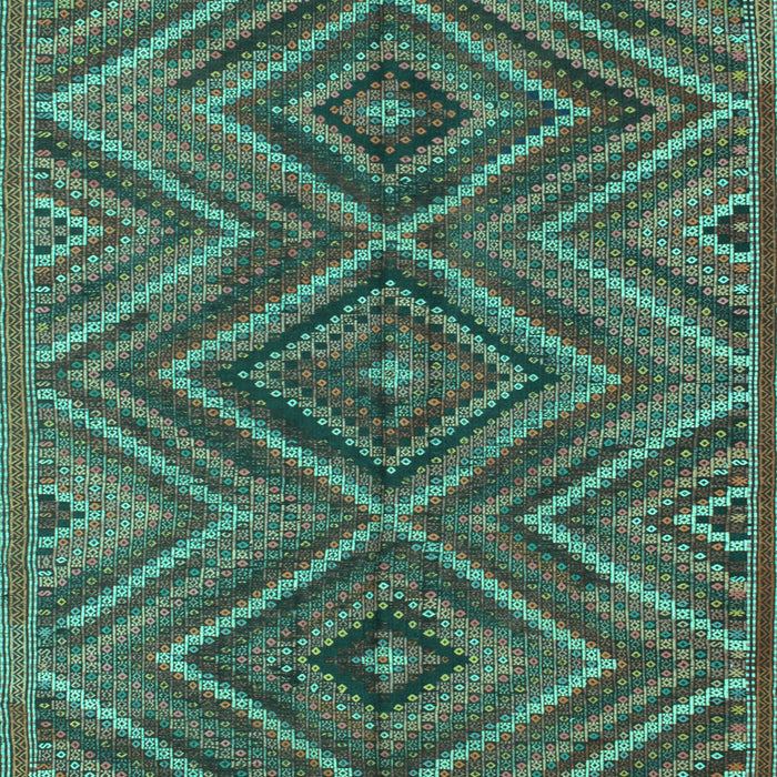 Oriental Turquoise Traditional Rug, con820turq