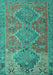 Oriental Turquoise Traditional Rug, con821turq