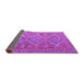 Sideview of Oriental Purple Traditional Rug, con821pur