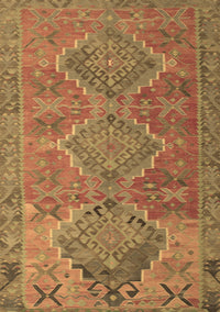 Oriental Brown Traditional Rug, con821brn