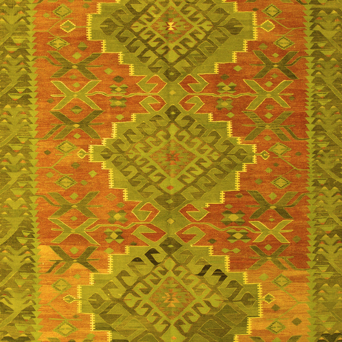 Oriental Yellow Traditional Rug, con821yw