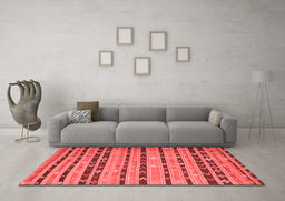 Country Red Washable Rugs