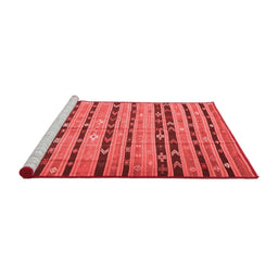 Country Red Washable Rugs