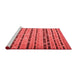 Country Red Washable Rugs