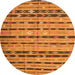 Machine Washable Southwestern Orange Country Area Rugs, wshcon822org