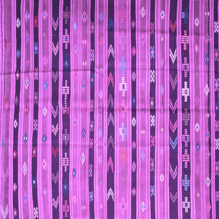 Square Southwestern Purple Country Rug, con822pur