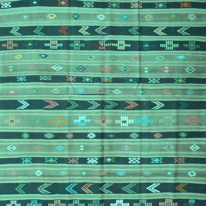 Southwestern Turquoise Country Rug, con822turq