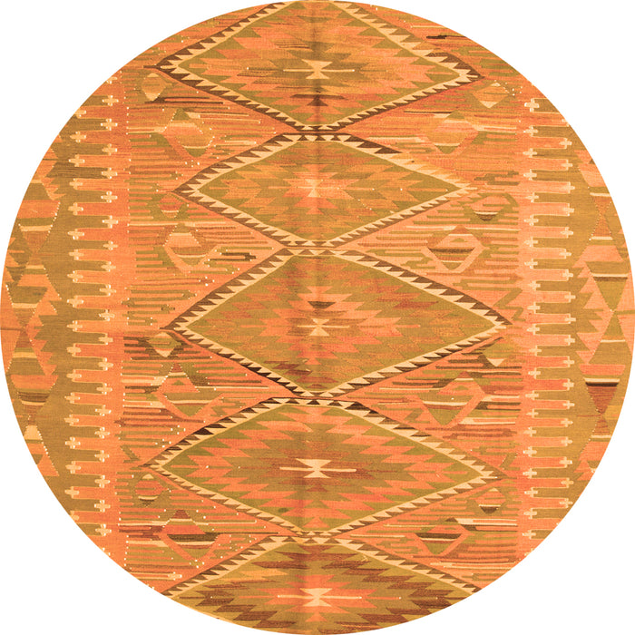 Machine Washable Southwestern Orange Country Area Rugs, wshcon823org