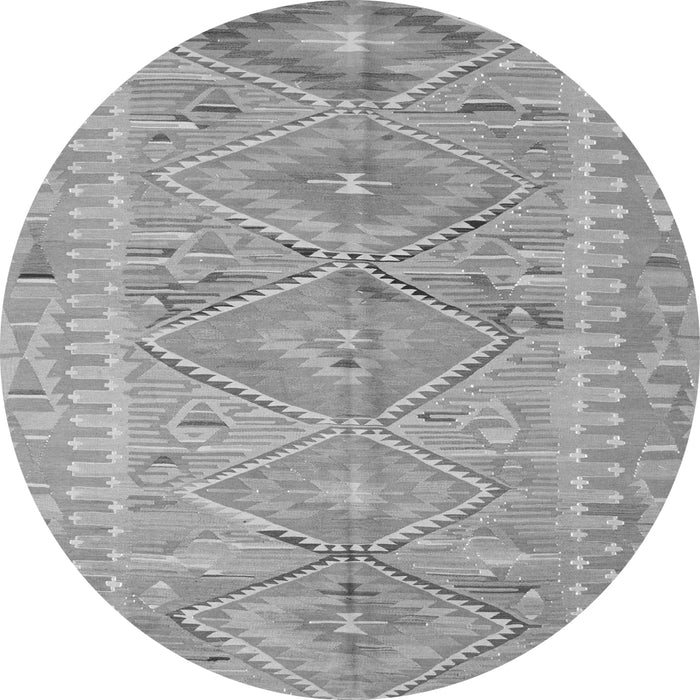 Machine Washable Southwestern Gray Country Rug, wshcon823gry