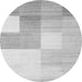 Machine Washable Checkered Gray Modern Rug, wshcon824gry