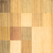 Square Checkered Brown Modern Rug, con824brn