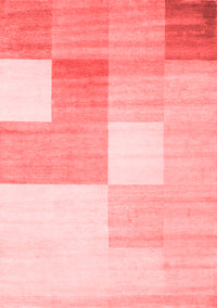 Checkered Red Modern Rug, con824red