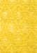 Abstract Yellow Contemporary Rug, con825yw