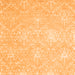 Serging Thickness of Abstract Orange Contemporary Rug, con825org