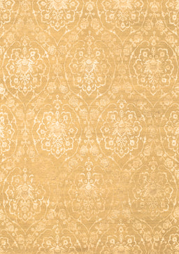 Abstract Brown Contemporary Rug, con825brn