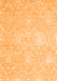 Serging Thickness of Machine Washable Abstract Orange Contemporary Area Rugs, wshcon825org