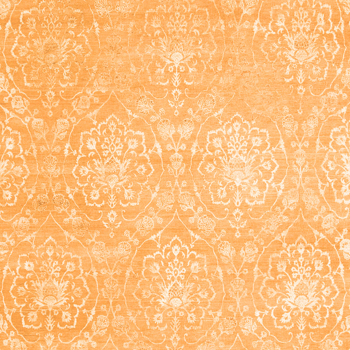 Abstract Orange Contemporary Rug, con825org