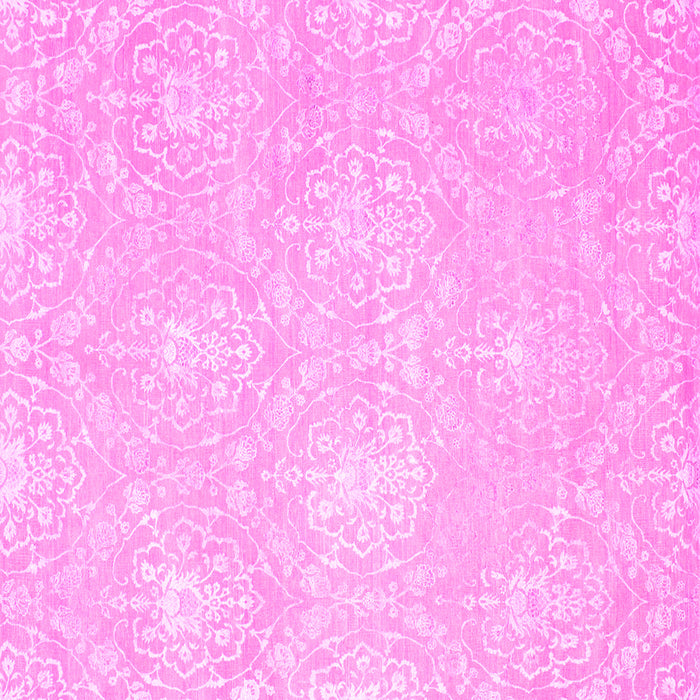 Square Abstract Pink Contemporary Rug, con825pnk