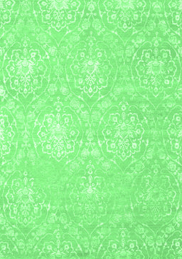 Abstract Emerald Green Contemporary Rug, con825emgrn