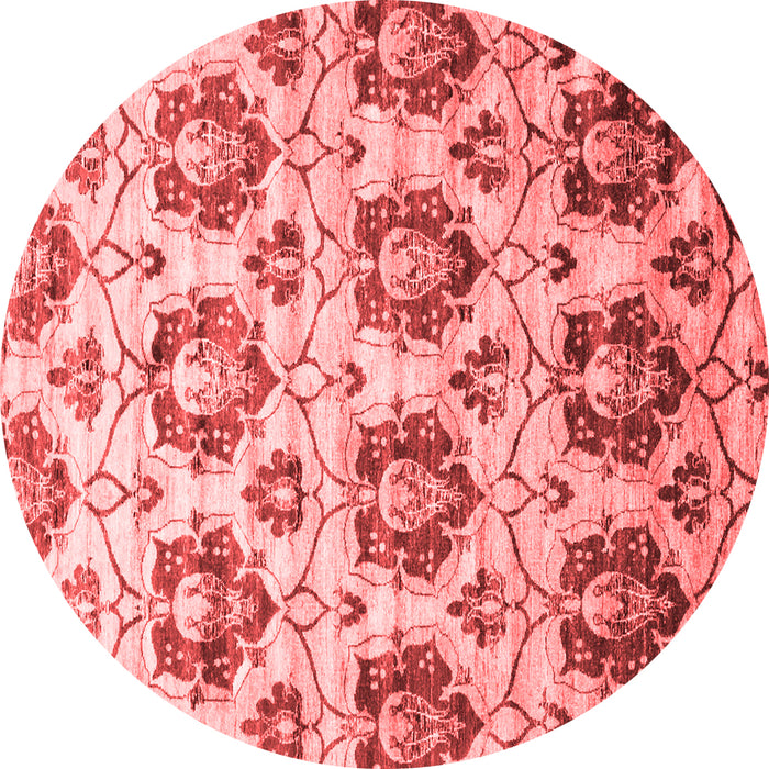 Abstract Red Contemporary Rug, con826red