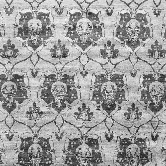 Abstract Gray Contemporary Rug, con826gry