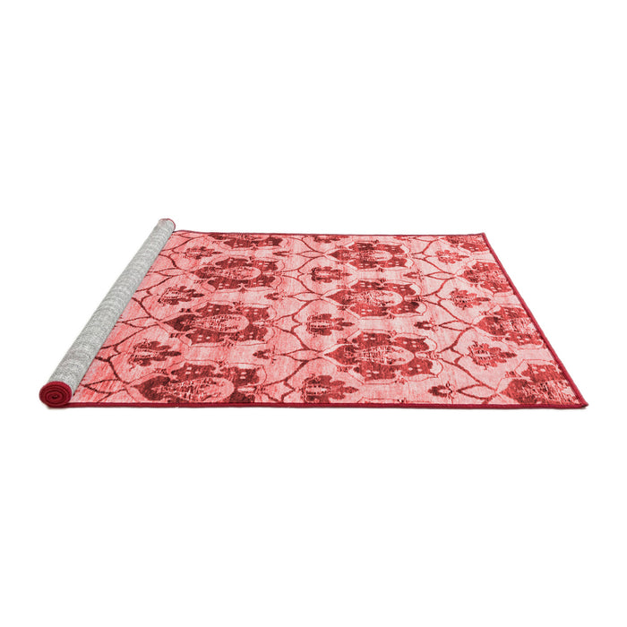 Contemporary Red Washable Rugs