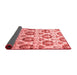 Abstract Red Contemporary Area Rugs