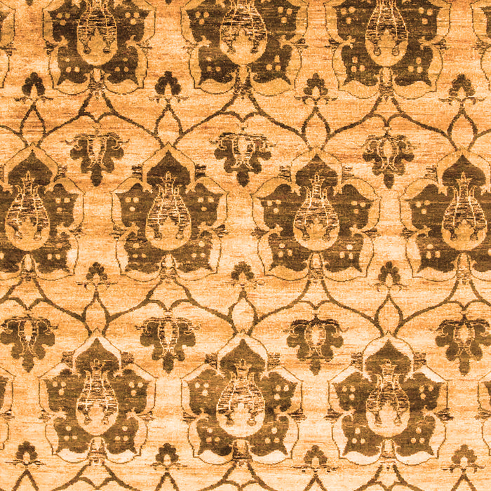 Abstract Orange Contemporary Rug, con826org