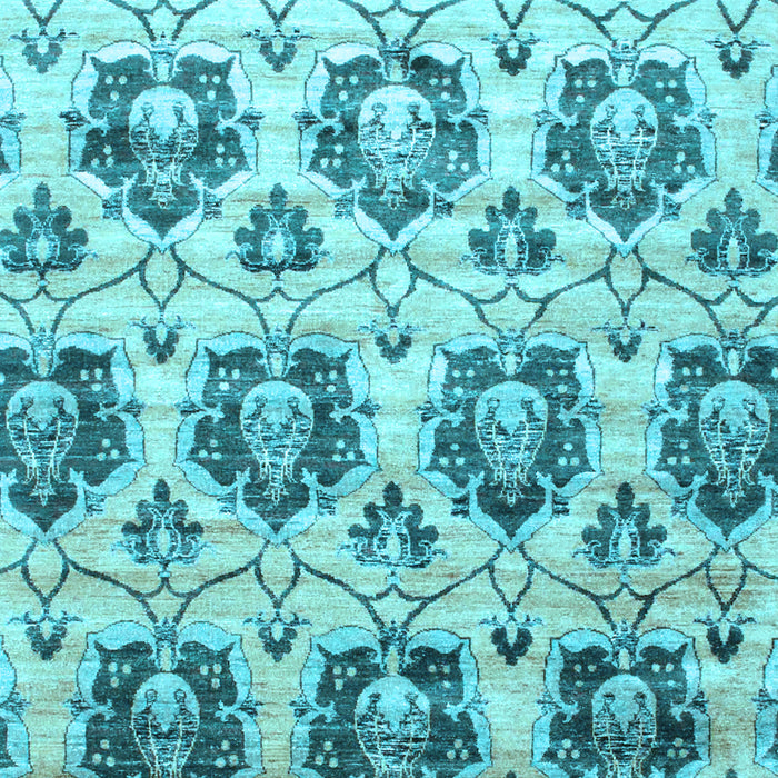 Machine Washable Abstract Light Blue Contemporary Rug, wshcon826lblu