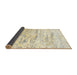 Thickness of Contemporary Golden Blonde Gold Modern Rug, con827