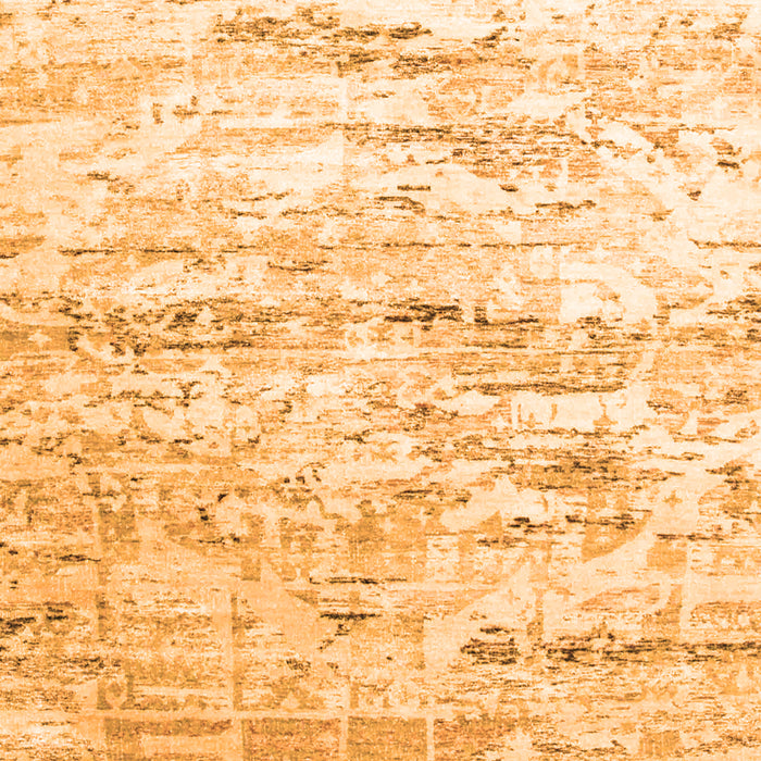 Abstract Orange Contemporary Rug, con827org