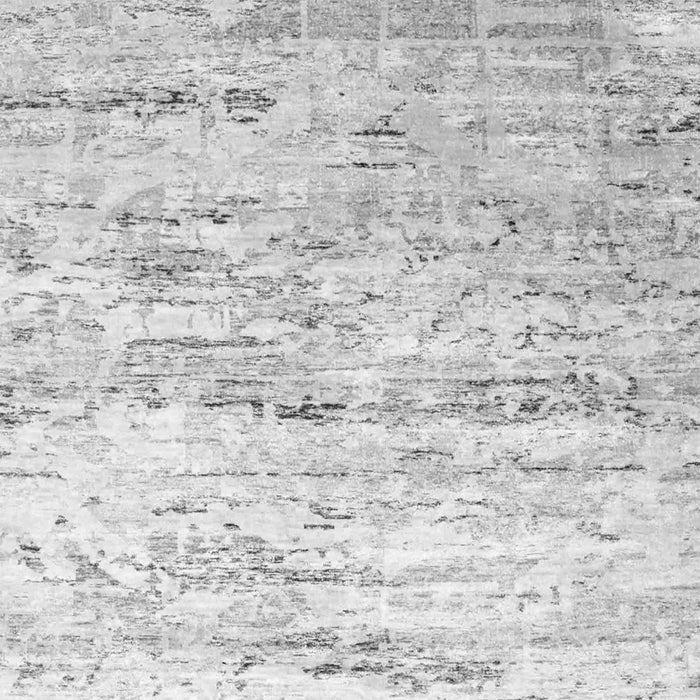 Serging Thickness of Machine Washable Abstract Gray Contemporary Rug, wshcon827gry