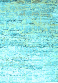 Abstract Light Blue Contemporary Rug, con827lblu