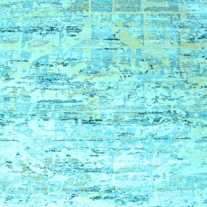 Abstract Light Blue Contemporary Rug, con827lblu