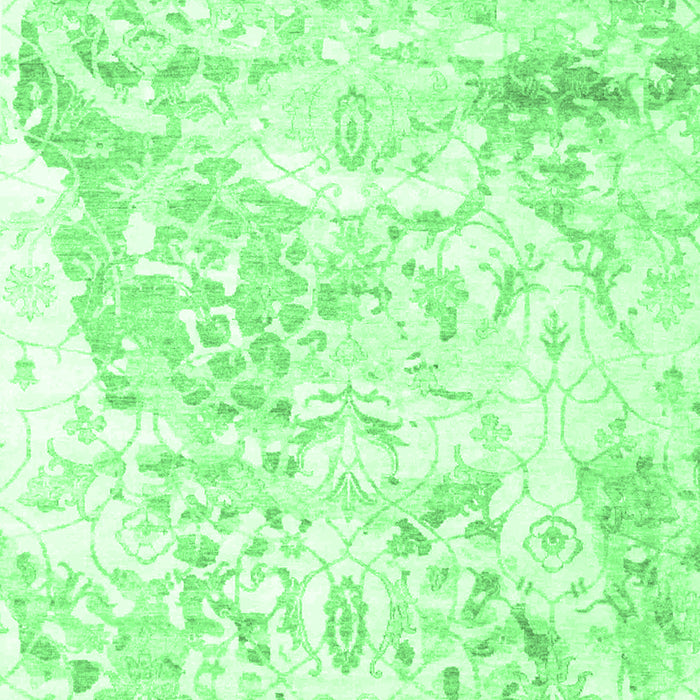 Abstract Emerald Green Contemporary Rug, con828emgrn