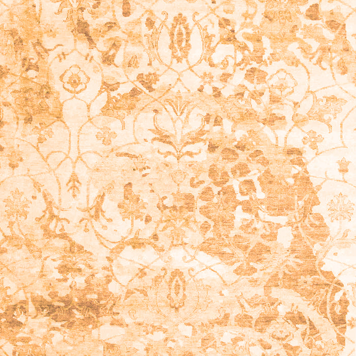 Serging Thickness of Machine Washable Abstract Orange Contemporary Area Rugs, wshcon828org