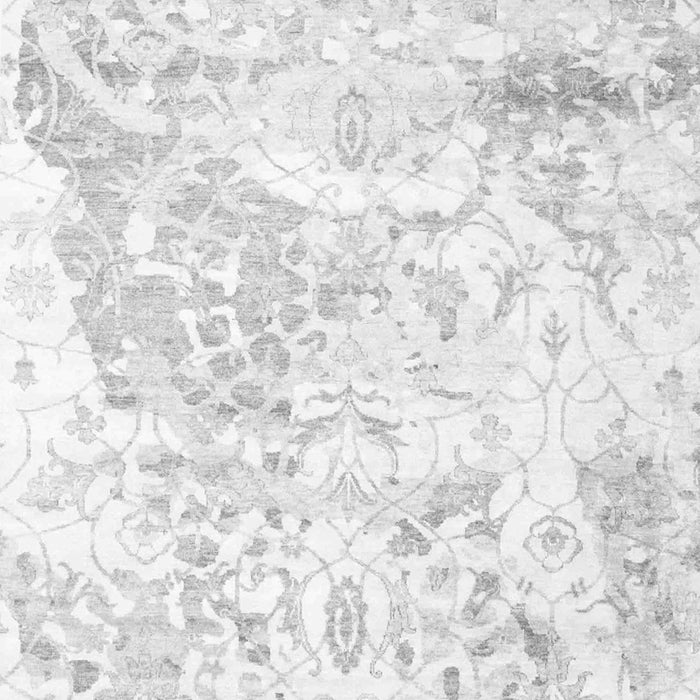 Abstract Gray Contemporary Rug, con828gry