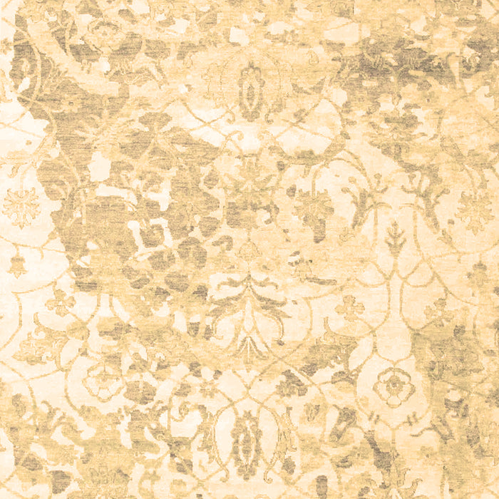 Machine Washable Abstract Brown Contemporary Rug, wshcon828brn