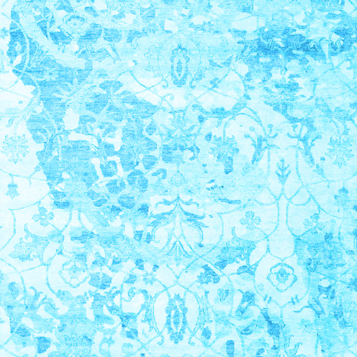 Abstract Light Blue Contemporary Rug, con828lblu