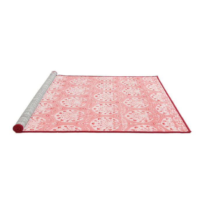 Contemporary Red Washable Rugs