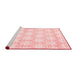 Contemporary Red Washable Rugs