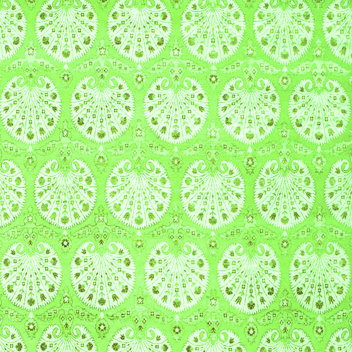 Abstract Green Contemporary Rug, con829grn