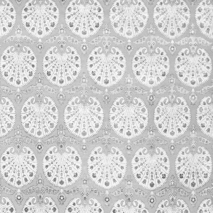 Abstract Gray Contemporary Rug, con829gry